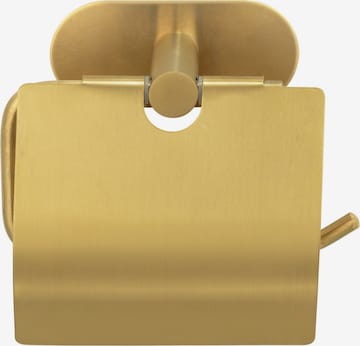 Wenko Toilet Accessories in Gold: front