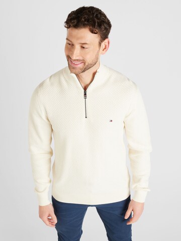 TOMMY HILFIGER Pullover in Beige