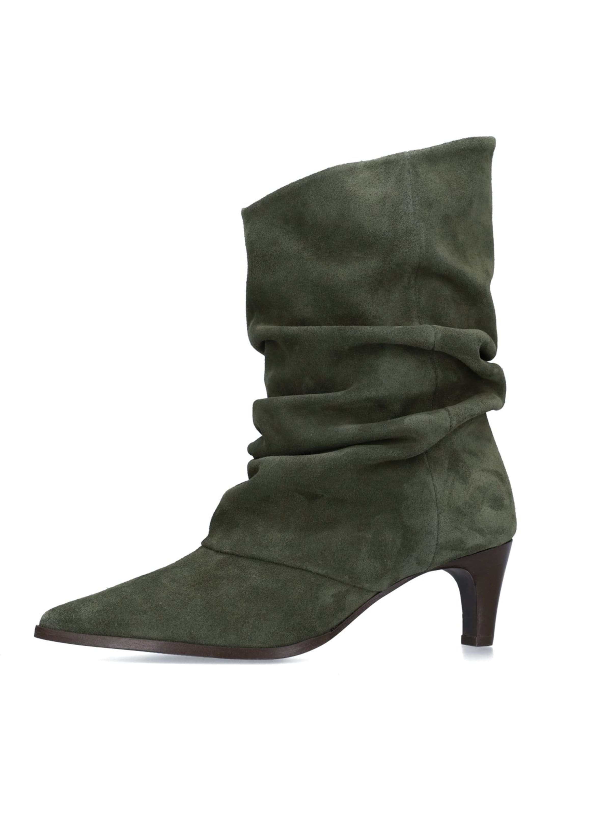 MANFIELD Stiefelette in 36 in grün, Produktansicht