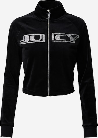 Juicy Couture Sweatjacke 'LELU' in Schwarz: predná strana