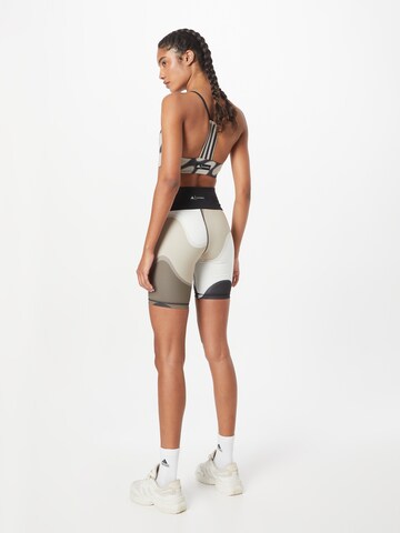 ADIDAS SPORTSWEAR Skinny Športne hlače 'Marimekko Optime Bike' | rjava barva