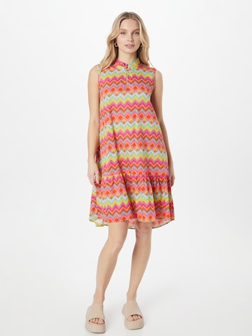 Emily Van Den Bergh - Vestido camisero en Mezcla de colores: frente