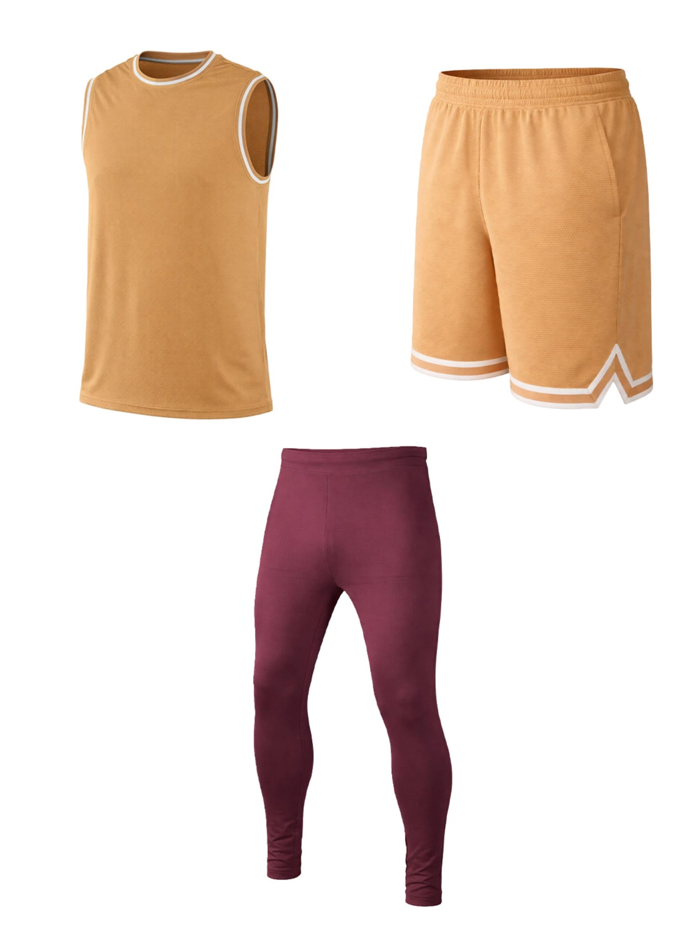 PANTONECLO Trainingspak 'Flex' in Beige: voorkant