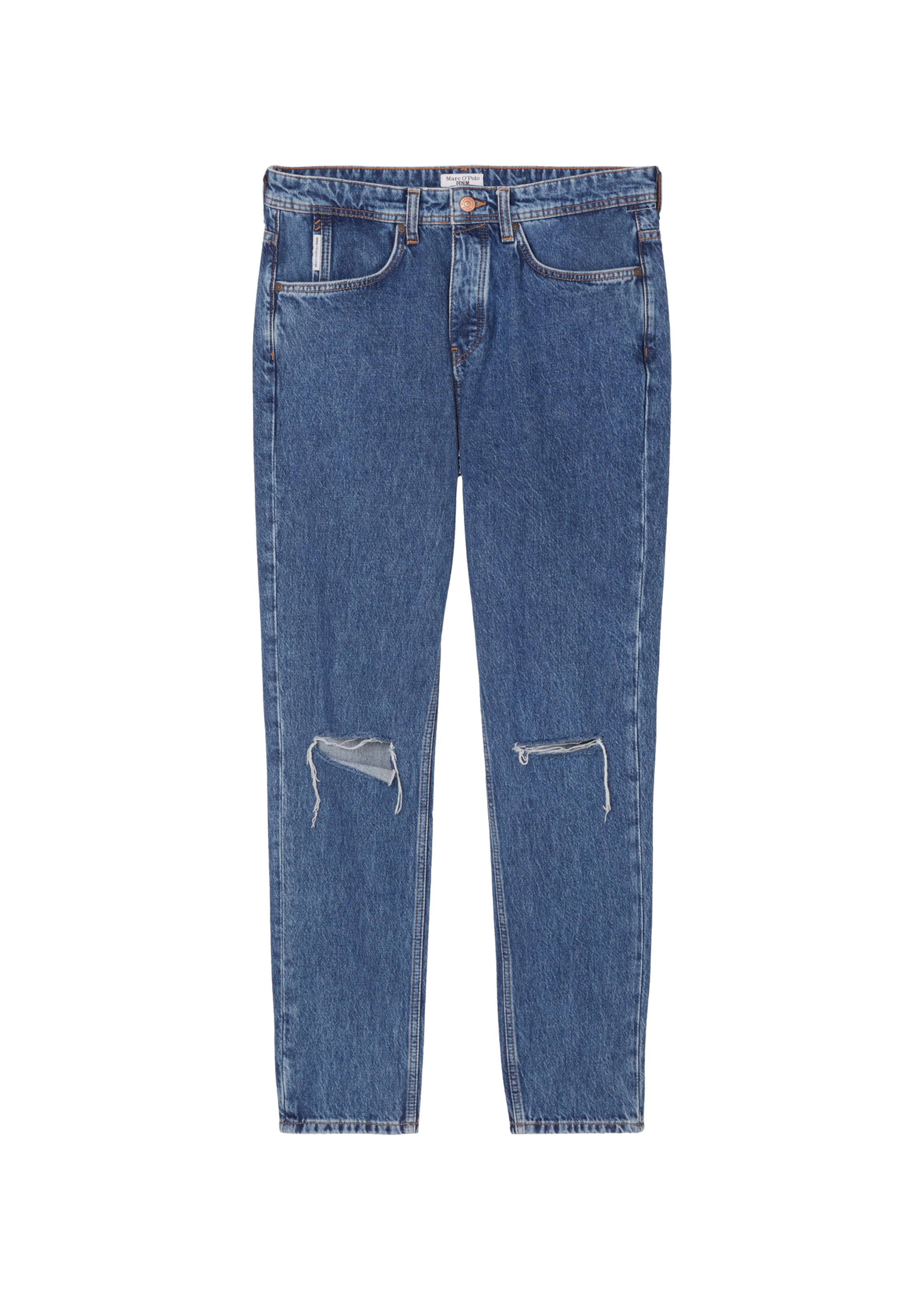 Marc O'Polo DENIM Tapered Jeans 'Linus' i blå: forside