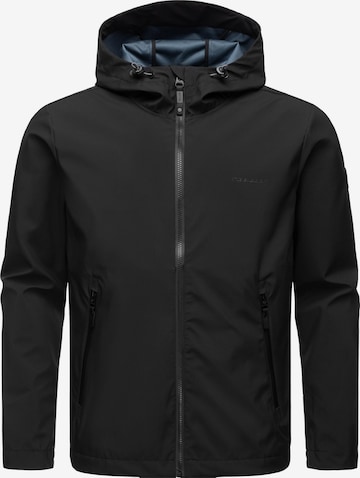 Ragwear Between-season jacket ' Shelwie ' in Black: front