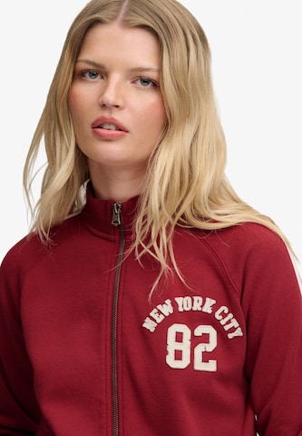 Superdry & Co Sweatvest 'Athletic' in Rood