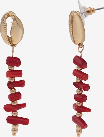 Leslii Earrings in Gold: front