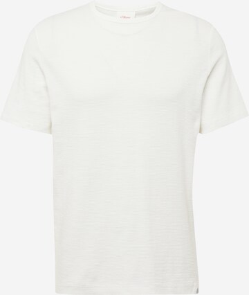 T-Shirt s.Oliver en blanc : devant