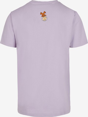 T-Shirt 'Peanuts - Charlie' Merchcode en violet