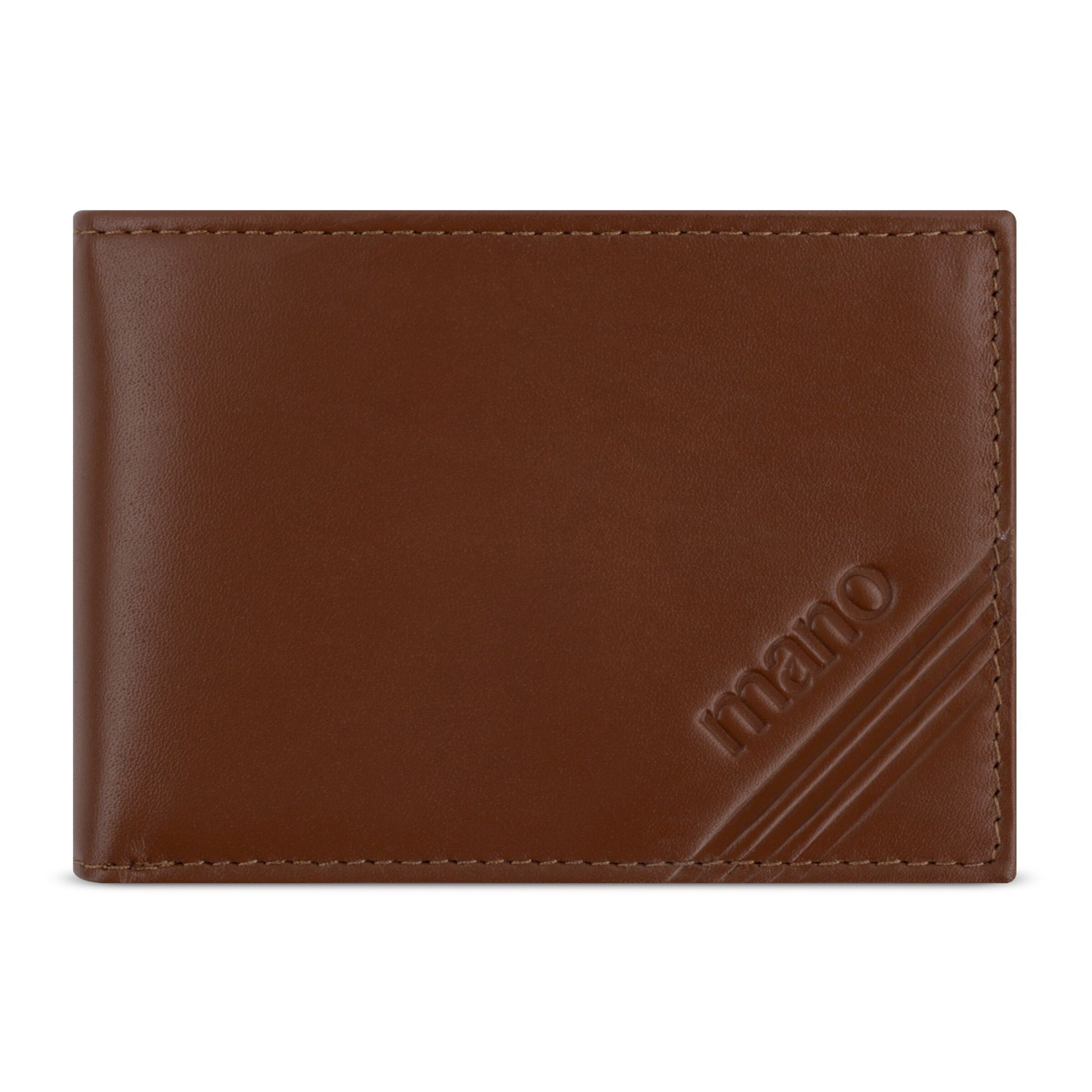 mano Wallet 'Don Antonio' in Brown: front