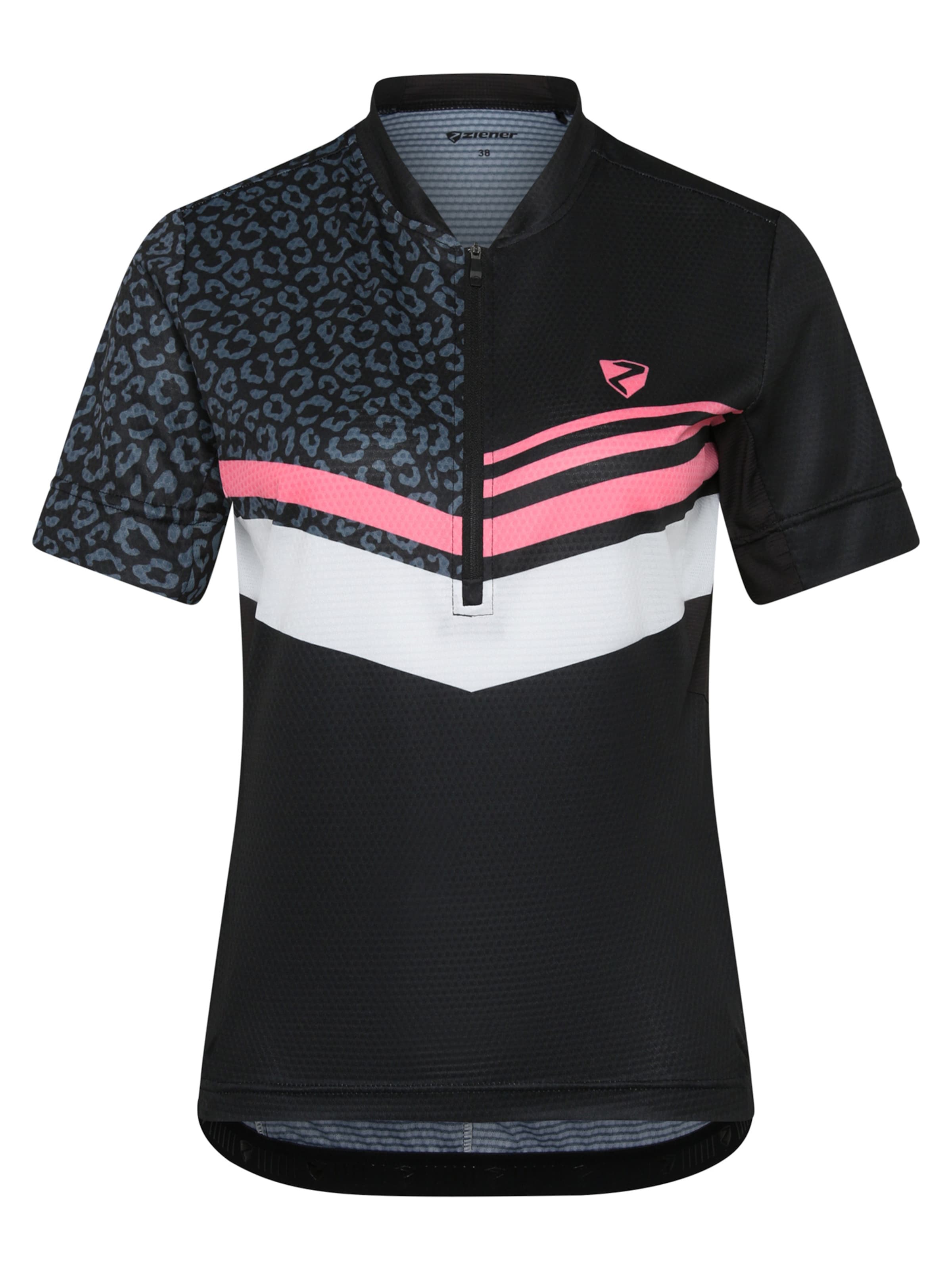 ZIENER Trikot 'Naladia' in Schwarz: Vorderseite