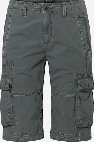 CAMP DAVID Cargo trousers in Grey: front