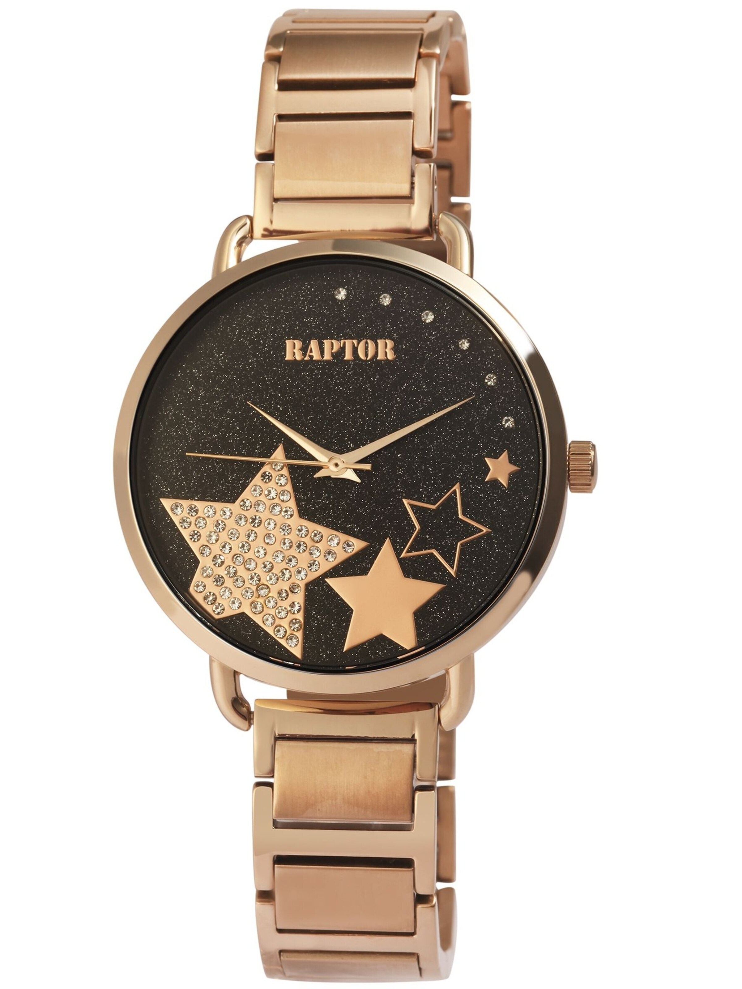 Raptor Analog Watch 'Sina, 3 ATM' in Gold