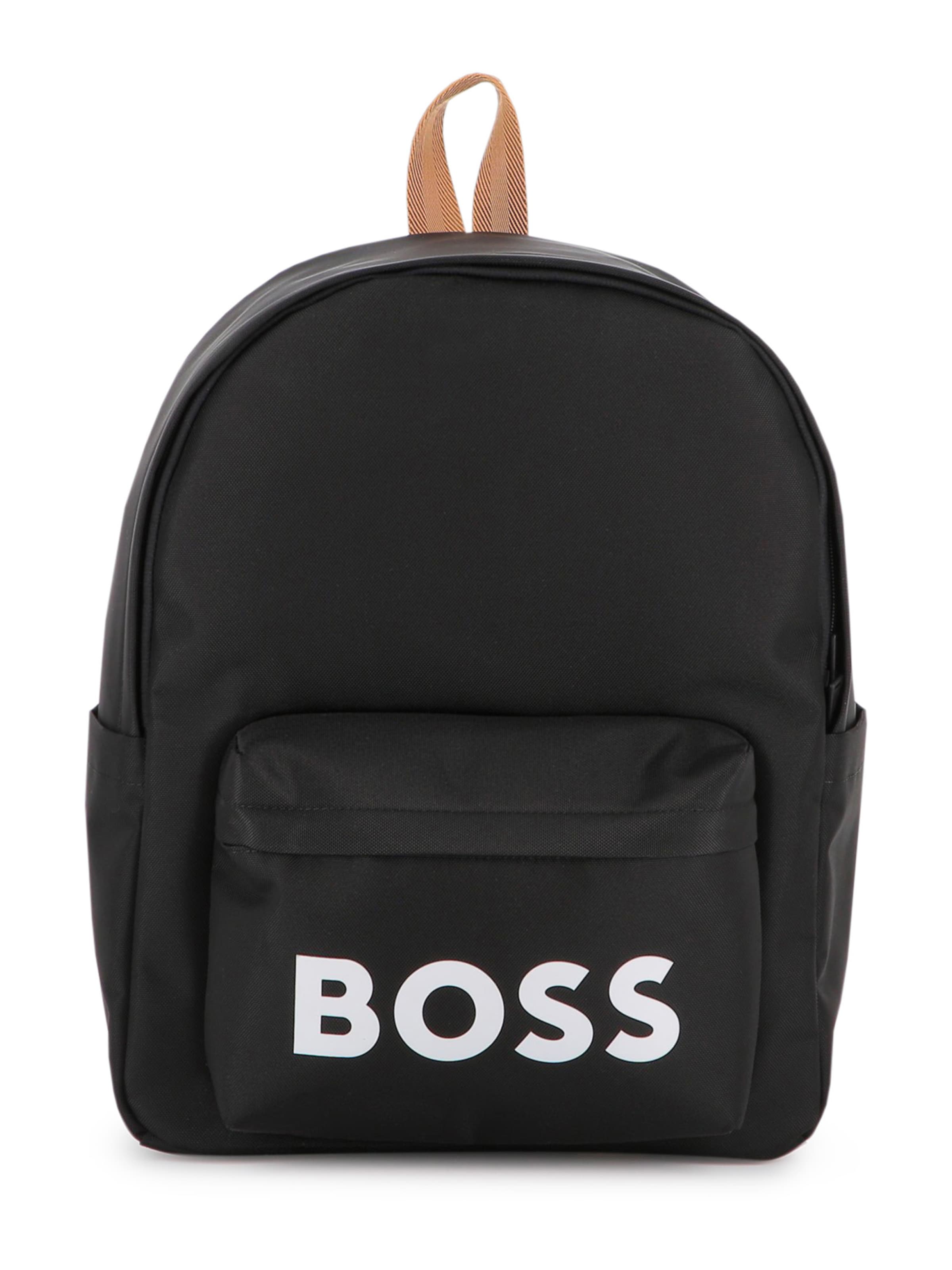 Zaino di BOSS in nero: frontale