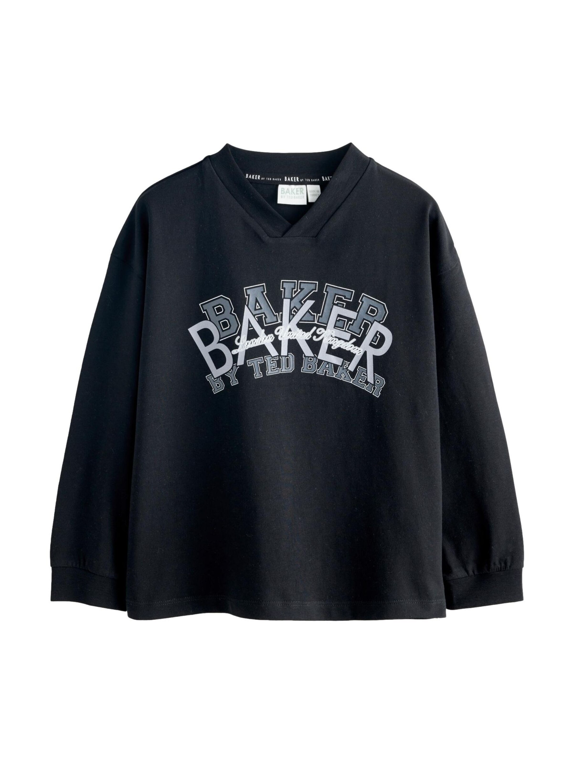 T-Shirt Baker by Ted Baker en gris : devant