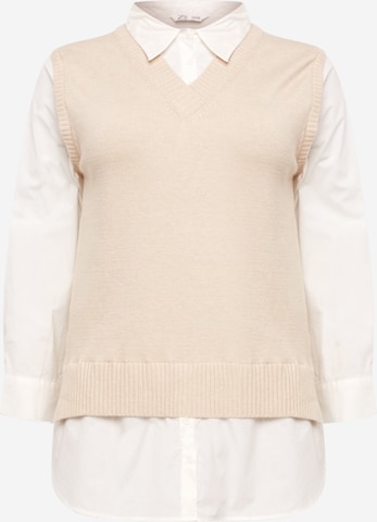 Z-One Sweater 'Elke' in Beige: front