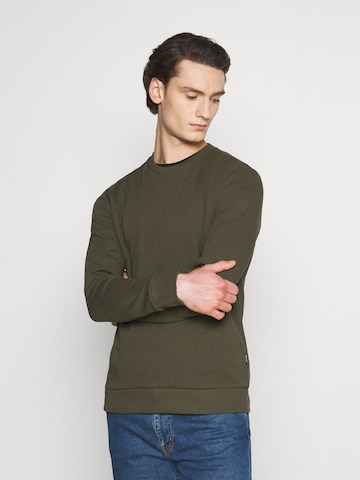 Only & Sons Средняя посадка Свитшот 'ONSCERES' в Зеленый: спереди