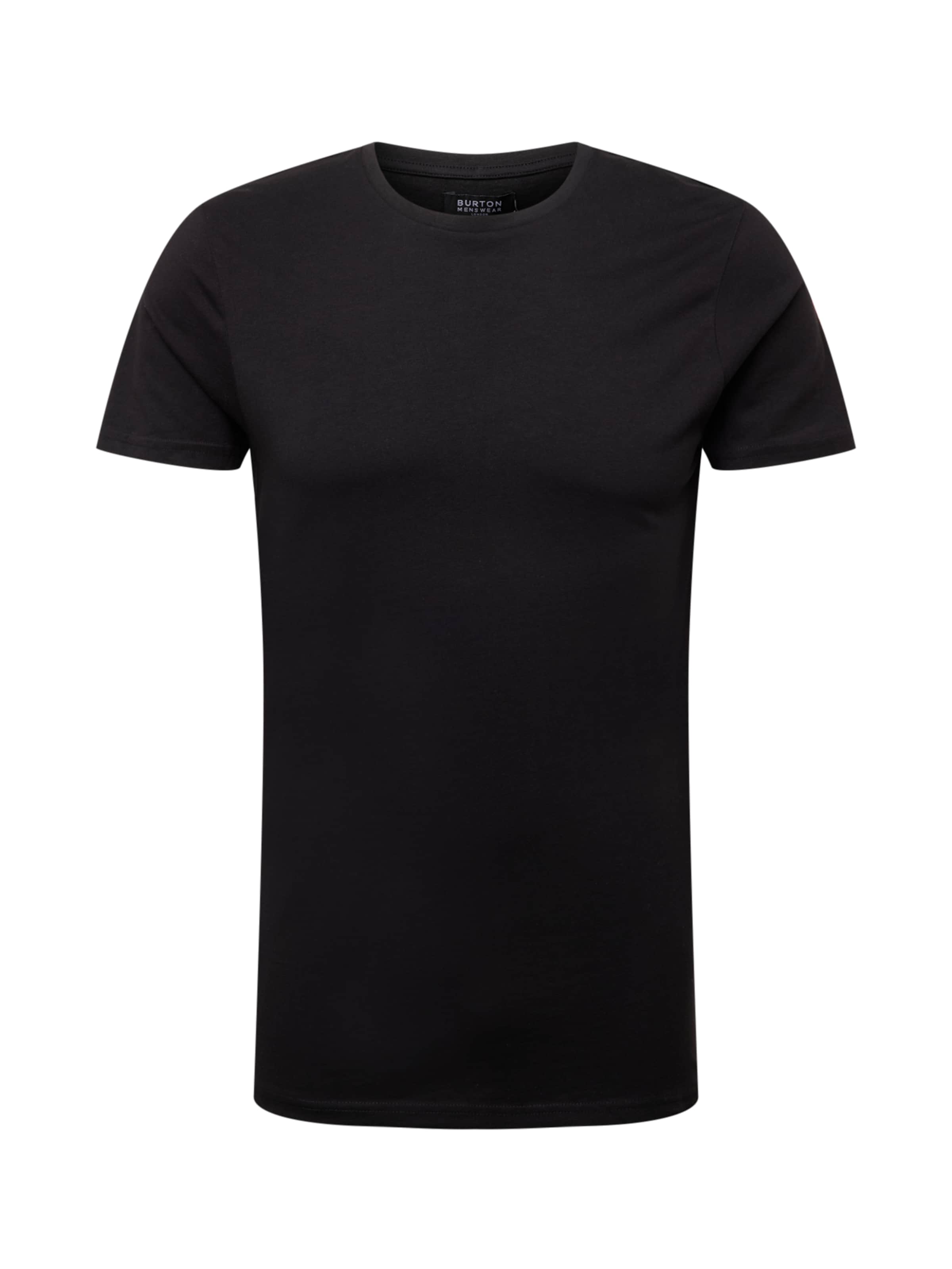 Männer Shirts BURTON MENSWEAR LONDON T-Shirt in Schwarz - IN96240