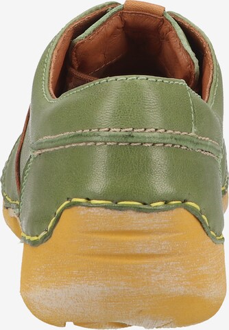 JOSEF SEIBEL Lace-Up Shoes 'Fergey' in Green