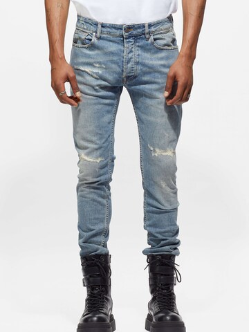 Young Poets Regular Jeans 'Morten' in Blauw: voorkant