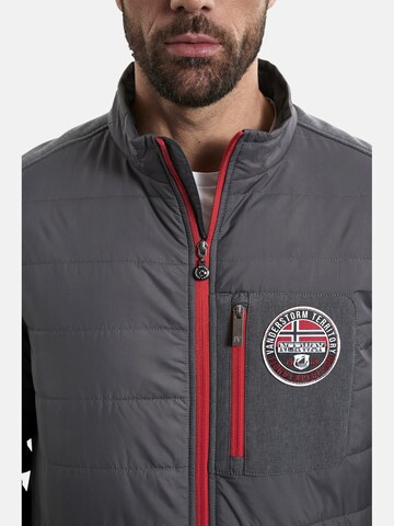 Jan Vanderstorm Between-season jacket 'Alfsigr' in Grey
