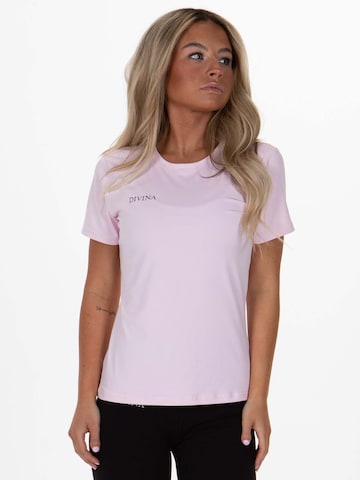 Top sportivo 'Pono' di Divina in rosa: frontale