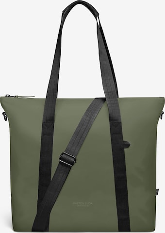 Gaston Luga Shopper táska 'Däsh' - zöld: elől