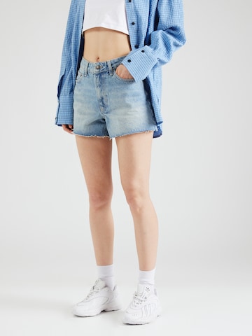 TOPSHOP Regular Shorts in Blau: predná strana