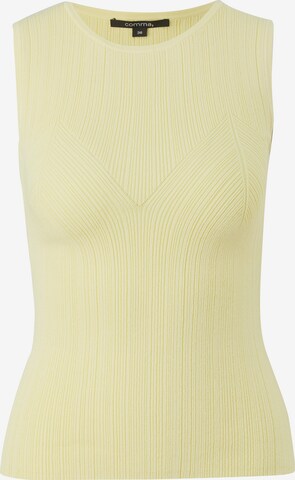 COMMA Knitted Top in Yellow: front