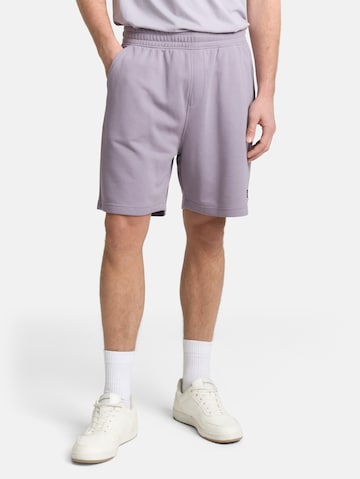 TOM TAILOR DENIM Loosefit Broek in Lila: voorkant
