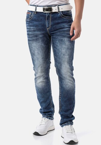 CIPO & BAXX Regular Jeans in Blue: front