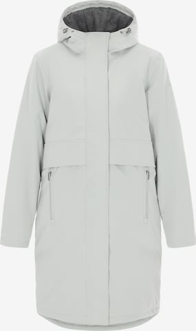 Parka di mezza stagione di DreiMaster Maritim in verde: frontale