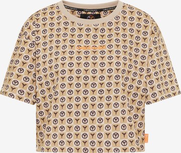 Carlo Colucci Shirt ' Dalle ' in Bruin: voorkant