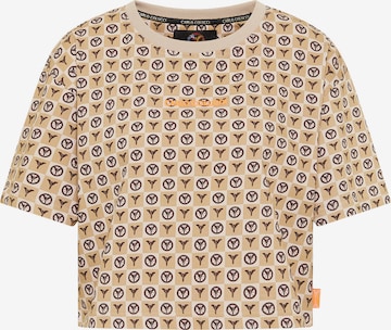 Carlo Colucci Shirt ' Dalle ' in Bruin: voorkant