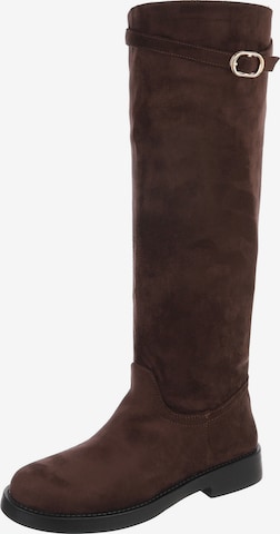 Ital-Design Stiefel in Braun: Vorderseite
