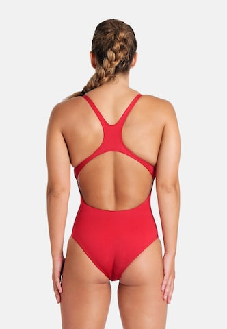 ARENA - Soutien Bustier Fato de banho 'TEAM PRO SOLID' em vermelho