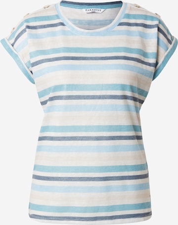 ZABAIONE Shirt 'Ga44lina' in Blue: front