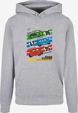 ABSOLUTE CULT Sweatshirt 'Cars - Pistons Cup Champions' in Grey: front