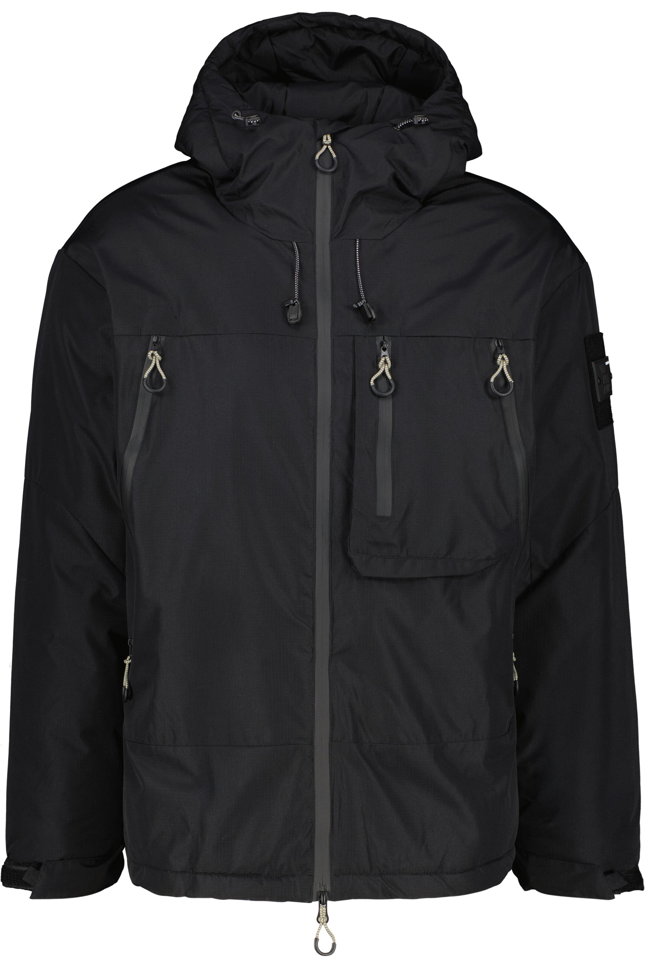 alife & kickin Winterjacke 'MosesAK A' in Schwarz: Vorderseite