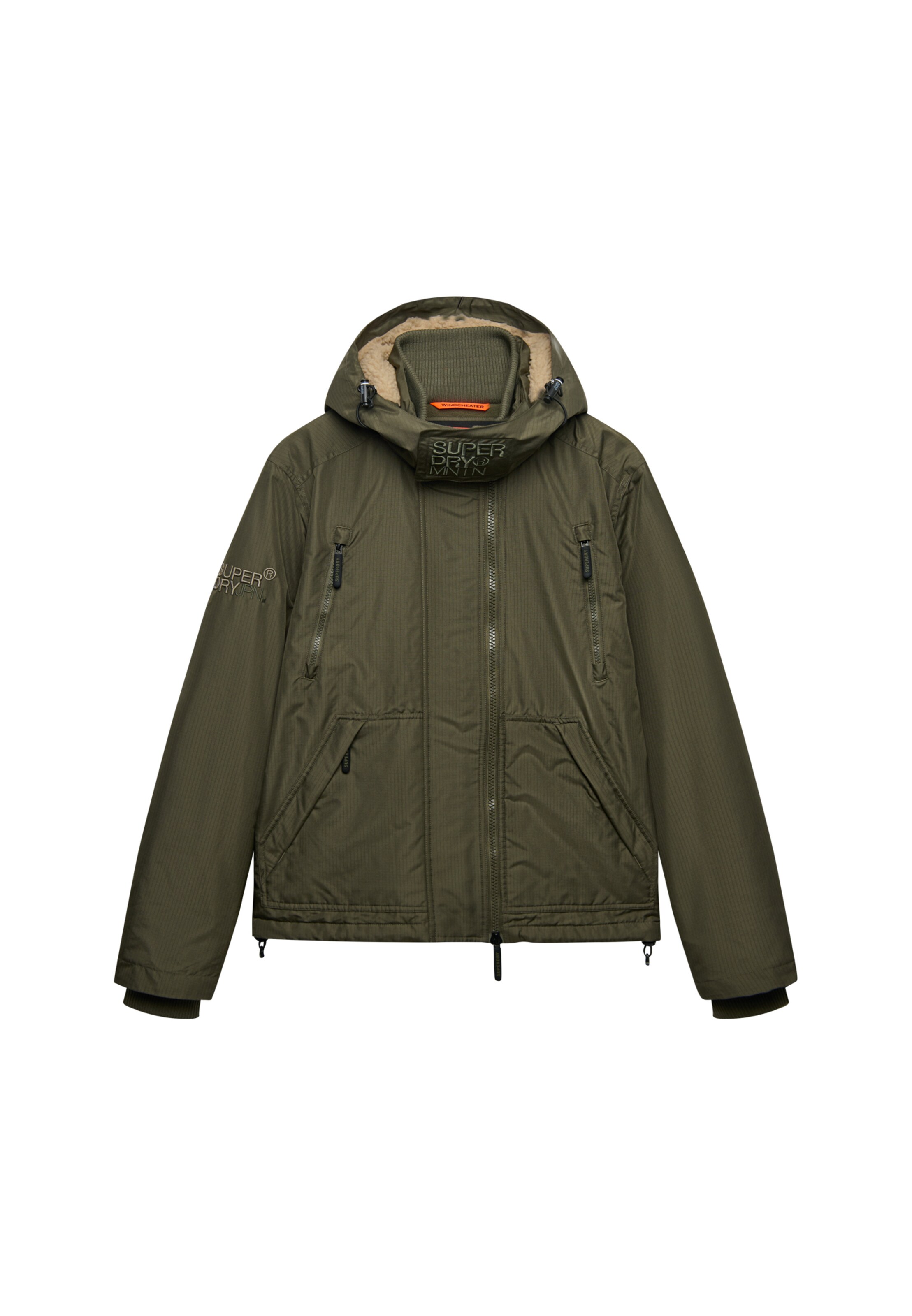 Superdry & Co Tussenjas in Groen: voorkant