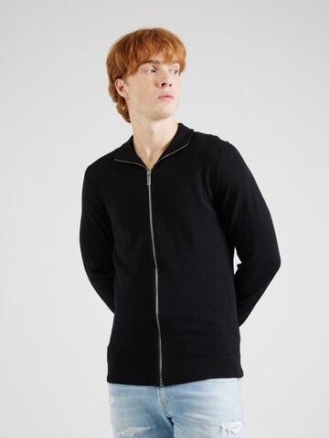 Calvin Klein Knit cardigan in Black: front