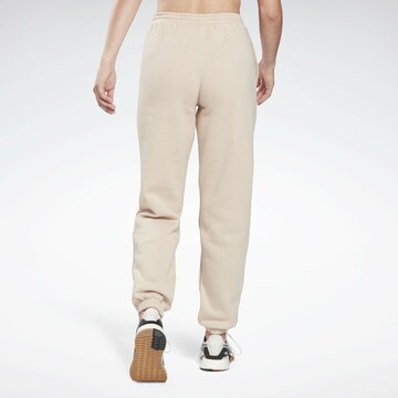 Reebok Tapered Workout Pants 'Modern Safari' in Beige