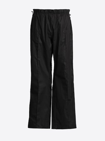 4TAILORS Loosefit Παντελόνι 'Pistachio' σε μαύρο