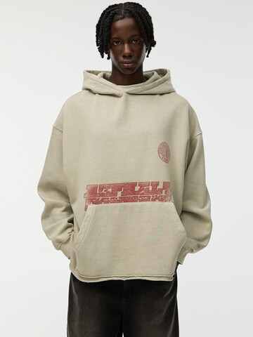 Pull&Bear Sweatshirt in Grau: Vorderseite