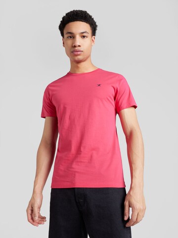 Hackett London Koszulka w kolorze różowy: przód