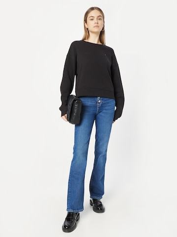 TOMMY HILFIGER Sweatshirt in Schwarz