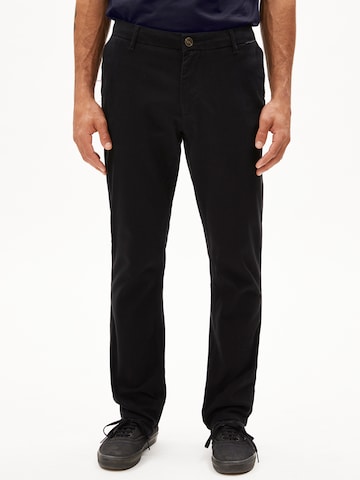 ARMEDANGELS Regular Hose 'AASTER' in Schwarz: Vorderseite