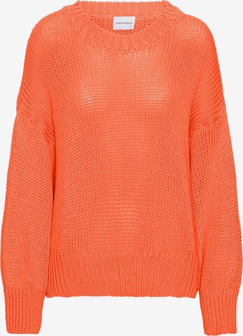 americandreams Oversizepullover 'Pepper' in Orange: Vorderseite