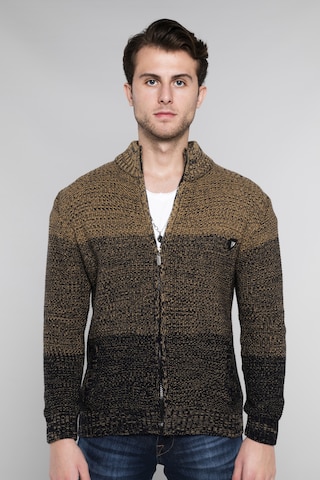 CARISMA Knit Cardigan in Brown: front