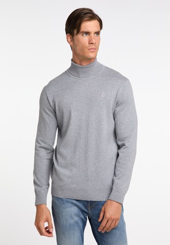 Pull-over DreiMaster Klassik en gris : devant